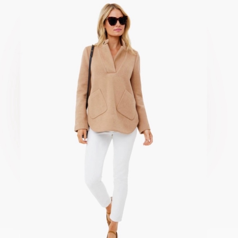 NWT Tuckernuck Emerson Wool Popover in camel XS